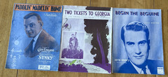 Mixed Lot of 80+ Vintage 1920&rsquo;s-1930&rsquo;s Piano Vocal Sheet Music. Folk, Pop, Etc.