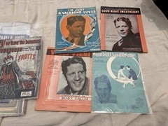 Vintage 1910&rsquo;s-1940&rsquo;s Large Sheet Music Lot Of 220+ Mainly early, Rag WW1 girls