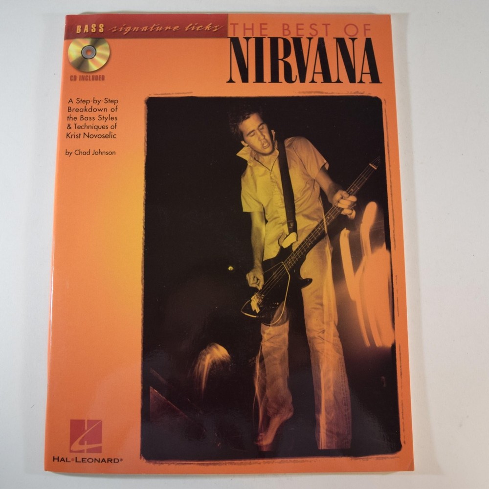 Krist Novoselic – The Best of Nirvana – Bass Signature Licks Songbook with CD