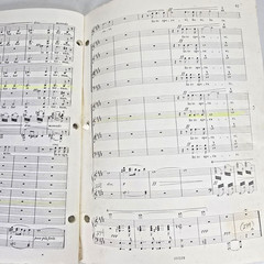 Verdi 4 Pezzi Sacri Sacred Choral Sheet Music Score Italy 1989 Italian Vtg