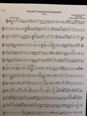 Second Connecticut Regiment Concert Band Complete Set Score Parts CD Reeves