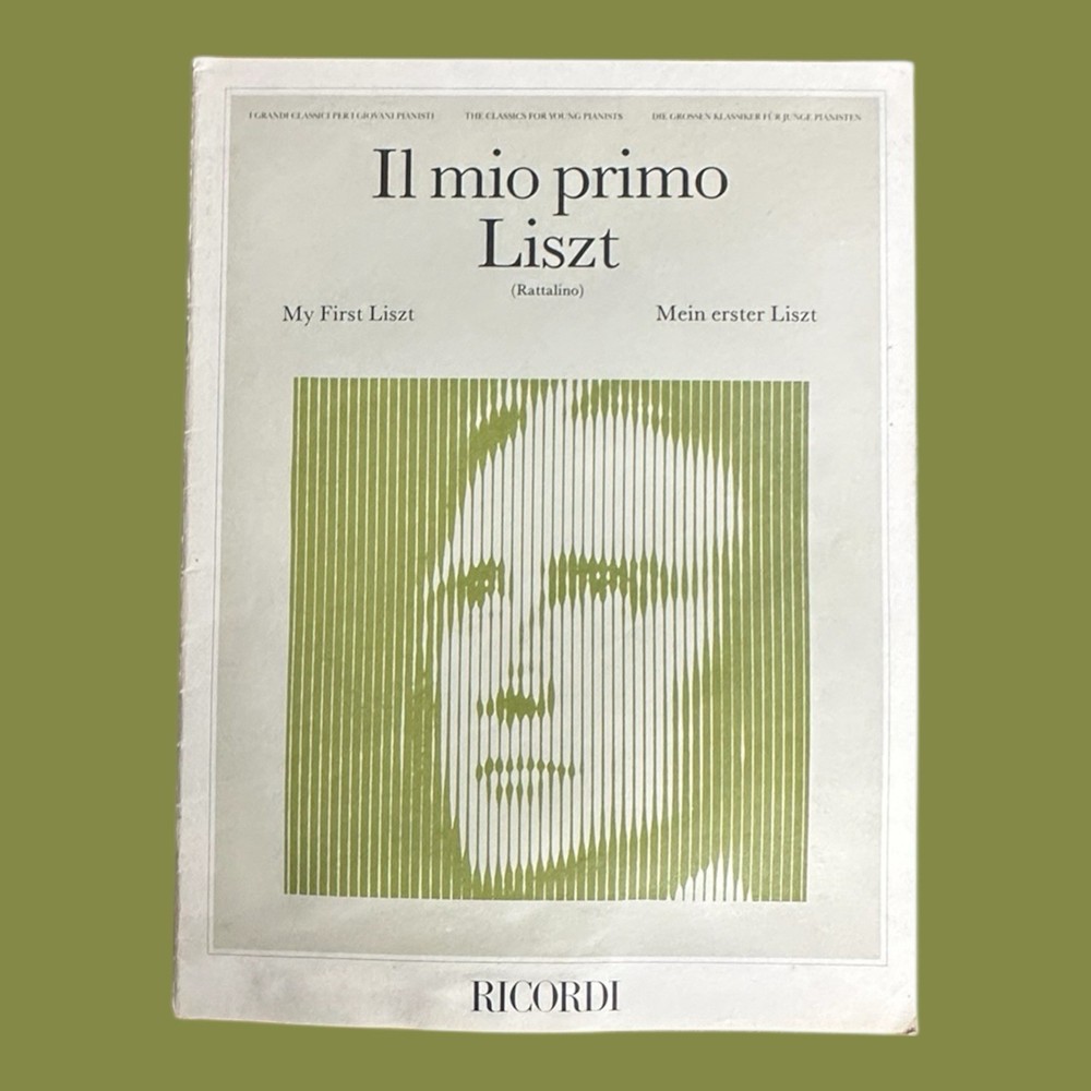 Il Mio Primo Liszt Piano Book Ricordi 1993 Reprint NOS Italy