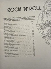 Vintage Easy Play Speed Music No. 18 Rock &lsquo;N&rsquo; Roll Sheet Music Songbook (wi)