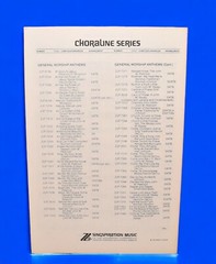 Choral Sheet Music « Through All The World » SATB Choraline Worship Series