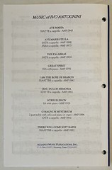 Clamaverunt Justi by Ivo Antognini SATB a cappella Piano Sheet Music Alliance