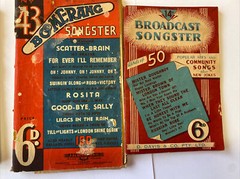 4 x Vintage Songster Booklets Paperback 5th 7th 14th 43rd Used Big Hit Boomerang