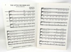 Little Drummer Boy Sheet Music 1960 Piano SATB Mixed Voices Choir Piano