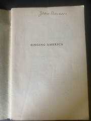 SINGING AMERICA 1940’s Song & Chorus Book Vocal Edition Zanzig C C Birchard Co