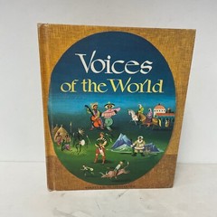 Voices Of The World Piano And Vocal Music Hardcover Book Vintage 1958 Nice
