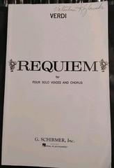 Valentina Kozlowski, Verdi Requiem / For 4 Solo Voices & Chorus, Vocal Score X 2