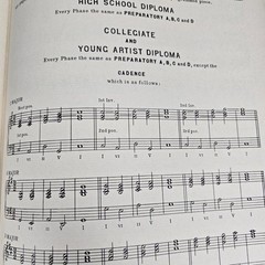 Chords And Cadences Eula Ashworth Lindfors Piano Sheet Music 1950 Vintage MCM