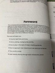 Hal Leonard Country Guitar Method Instruction Book. 1985. 47 pages.