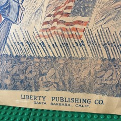 AMERICA AWAKE SHEET MUSIC GEORGE CLINTON BAKER LIBERTY SANTA BARBARA CA USA