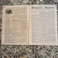 Music & Drama Vol II No. 9 New York, June 3, 1882 32 Pages – 11×16”