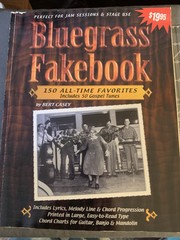 Bluegrass Fakebook Jam & Stage Guitar Banjo Mandolin Sheet Music Book Very Good