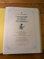 Unforgettable Musical Memories HC Spiral Readers Digest Piano Music SongBook &rsquo;84