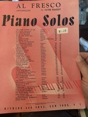 D 1904 Piano Novelty sheet music AL FRESCO by Victor Herbert