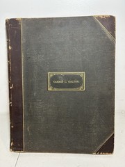 Antique Victorian Leather Bound Sheet Music Book Carrie L. Colton Many Songs