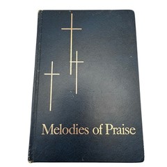 Lot of 2 Melodies of Praise 1957 Gospel Publishing House Hymnals Vintage