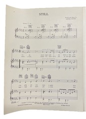 Still The Commodores Sheet Music