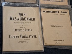 10 Vintage Antique Sheet Music Romantic Love War Songs variety LOT
