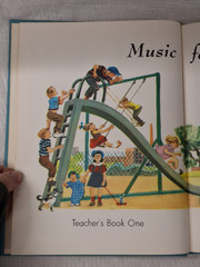 Music Through The Day 1962 Teacher’s Book One Hardcover Vintage Music Book