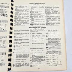 Silver Book Of Songs Accompaniment Piano Vocal Choir Songbook Music 1935 Vintage