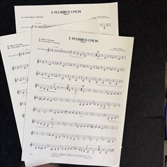 E Pluribus UNUM March Concert Band Sheet Music Complete Scores & Parts Jewell