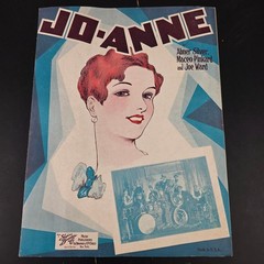 JO-ANNE Sheet Music by Silver, Pinkard, Ward P/V/G 1928 Shapiro Bernstein