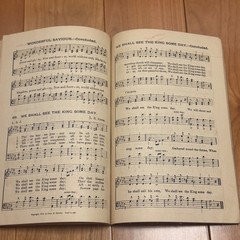 Antique 1904 Songs of Worship and Grace Hymnal – L.W. Munhall Cloth Cover 5×7