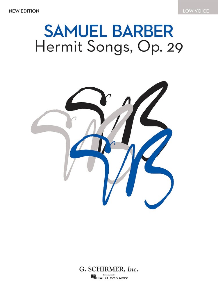 Samuel Barber Hermit Songs for Low Voice Vocal Piano Sheet Music G Schirmer Book