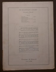 The Merry Mermaid High Voice Piano Sheet Music Vintage 1918