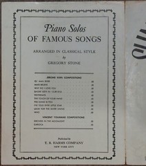 GERSHWIN / STONE: SUMMER TIME – Concert Paraphrase for Piano – 1941 1st Edition