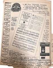 Lot 12 Pounds Vintage & Antique Sheet Music Crafting Mixed Media Art Timeworn