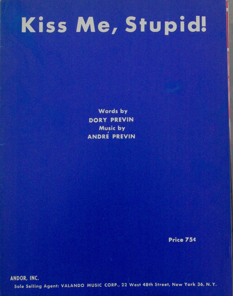 Vtg sheet music: Previn; Sparks; Oliver; Sherman; show tunes