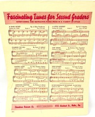Here We Come March Sheet Music 1936 Piano Words Beginner Forrest US Seller