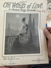 N 1924 Kansas City Exotic sheet music ON WINGS OF LOVE (A Mexican Tango)