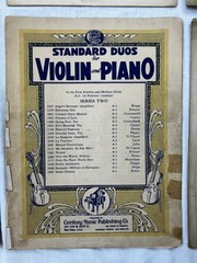 15+ Lot of Antique Music Books for VIOLIN or VIOLIN & PIANO 1890s-1920s