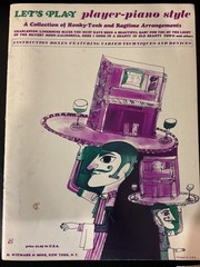 Let&rsquo;s Play Player Piano Style Honky Tonk Ragtime Witmark Songbook Vintage