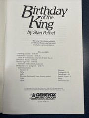 Lot Of 10 Choral Music Books “Birthday Of A King” Christmas Cantata
