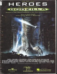 Godzilla 1998 The Wallflowers DAVID BOWIE Brian Eno Movie Sheet Music!