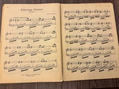 Sheet Music Sacred Music for Piano Solo 1924 Book Religion Church Vtg Antique