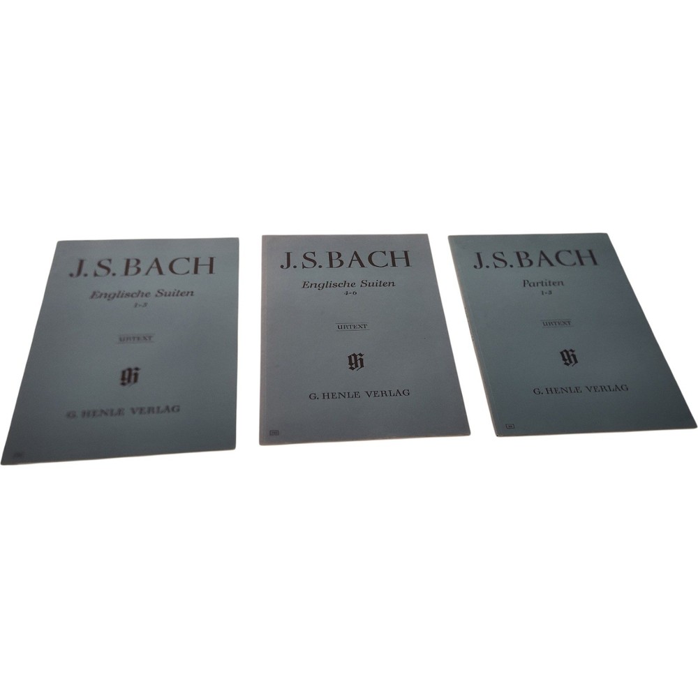 JS Bach English Suites 1-6 & Partitas 1-3 G Henle Verlag Urtext Sheet Music Set