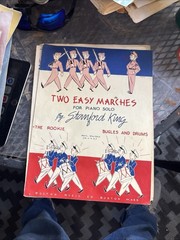 1943 Two Easy Marches for Piano Solo Stanford King Boston Music Vintage Book