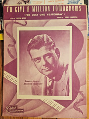 Lot of 35 Pieces of Vintage Sheet Music – Mix of Genres & Years