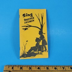 VTG Sing Together Children Song Book 1960 Americana Music World Around Rec Co-op