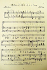Vintage 1910 Baseball Theme Sheet Music: MAKE A NOISE LIKE A FAN (115 years old)