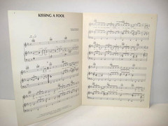 Vintage 1987 Kissing A Fool by George Michael Piano/Vocal/Guitar Sheet Music