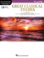 Great Classical Themes for Flute Solo Sheet Music Play-Along Book Online Audio