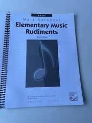 Elementary Music Rudiments 2nd Edition Basic PB Fredrick Harris Sheet Music